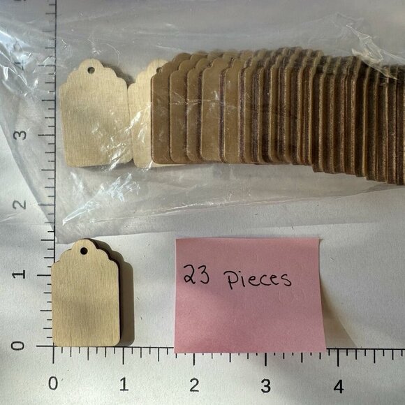 LOT BUTTERFLY FLOWERS HEARTS LETTERS ANIMALS TAGS WOOD LASER CUT EMBELLISHMENTS - Picture 13 of 14